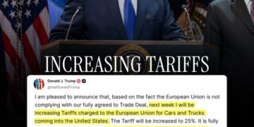 Donald Trump declara la "guerra del motor" a Europa: Trump elevará los aranceles al 25%