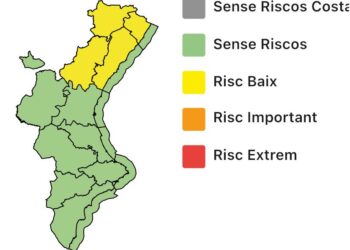El interior de Castellón bajo el azote de las tormentas mientras el sur recupera la calma tras el paso de la DANA