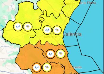 El temporal desborda las previsiones en Alicante y pone en guardia a las cuencas del Magro y el Segura