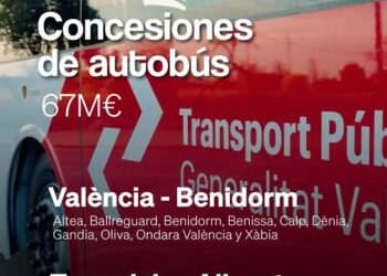 La Generalitat da luz verde a la renovación de los ejes de transporte Valencia-Benidorm y Torrevieja-Alicante