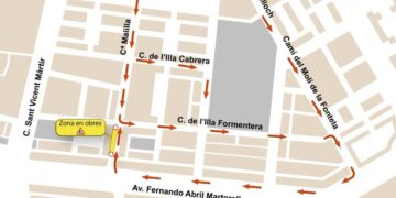 Las obras del canal de acceso cortarán la salida de Malilla al Bulevar Sur durante dos meses y medio