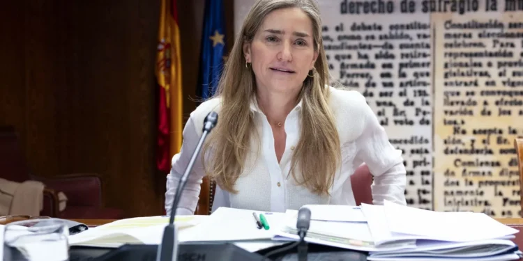 Sara Aagesen defiende en el Senado que la coordinación del Gobierno durante la dana fue “constante” 1 La ministra Sara Aagesen durante su intervencion en la comision de investigacion del Senat