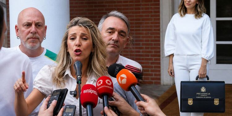 La revolucionaria protesta de Yolanda Díaz contra… Yolanda Díaz