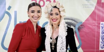 María Pastor González, elegida Bellea del Foc d’Alacant 2026