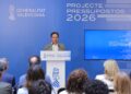 Presupuestos 2026: Finestrat, Ontinyent, cine y eventos deportivos entre las partidas más llamativas 10 Perez Llorca GVA PRESENT PRESUPUESTOS 2026 28 3 Mediana