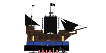 Un galeón pirata gigante de siete pisos será la gran atracción visual del Medusa Festival de Cullera