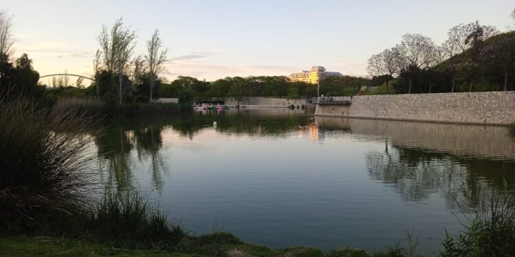 Abandono del Parque de Cabecera por la alcaldesa María José Catalá y Parques y Jardines