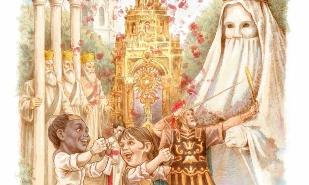 Presentan el nuevo Cartel del Corpus y anuncian una entrada de bandas para el reparto de pomells a las instituciones 1 Presentan el nuevo Cartel del Corpus y anuncian una entrada de bandas para el reparto de pomells a las instituciones