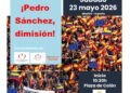 La sociedad civil se moviliza en Madrid: convocan una multitudinaria marcha para exigir la dimisión de Pedro Sánchez