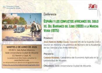 La Universidad de Alicante analizará la huella militar de España en África a través de sus grandes conflictos del siglo XX 35 La Universidad de Alicante analizará la huella militar de España en África a través de sus grandes conflictos del siglo XX