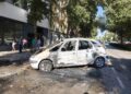 3 vehículos calcinados en aparatoso incendio nocturno en la Calle Molinell de Valencia