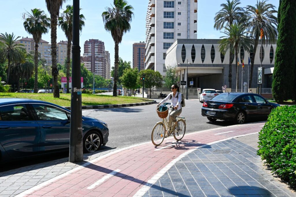 carril bici de la avenida de la Plata 1