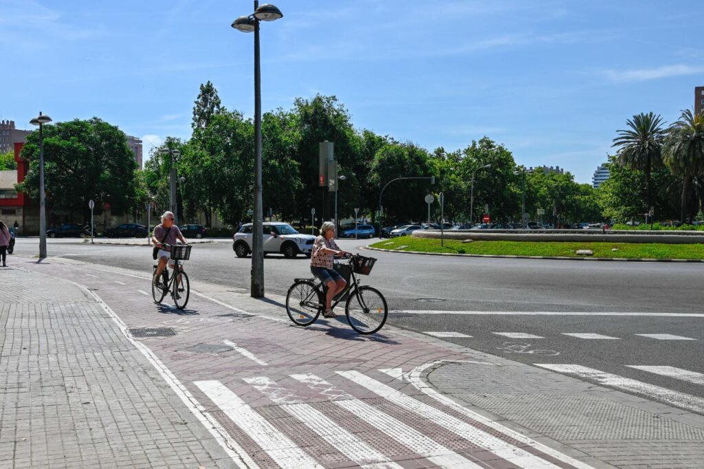 carril bici de la avenida de la Plata 2