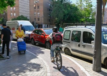 El carril bici de la avenida de la Plata bajará a la calzada para ampliar espacio peatonal y mejorar la seguridad