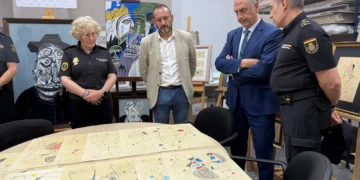 Detenido en Valencia por intentar vender 39 obras falsificadas atribuidas a Miró, Saura y Basquiat