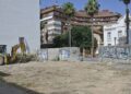 Comienzan las obras del nuevo centro de salud de Mestalla: tendrá ocho plantas y sustituirá al consultorio de la calle Chile 27 0623 Inici obres nou Centre de Salut Antonio Suarez 2