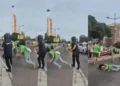 Un juzgado investiga la agresión de un policía a una docente jubilada durante una protesta educativa en Valencia
