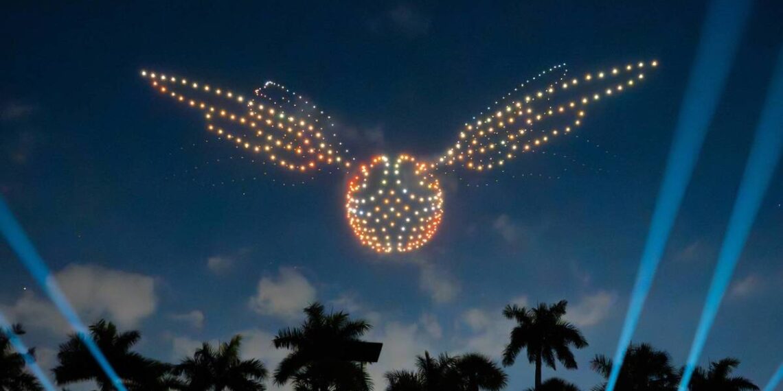 El Circuit Ricardo Tormo se llena de magia con el regreso del 'Valencia DroneArt Show' de Harry Potter