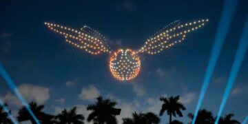 El Circuit Ricardo Tormo se llena de magia con el regreso del 'Valencia DroneArt Show' de Harry Potter