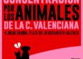 Concentración por la defensa de los animales del refugio de animales del Ajuntament de Valéncia