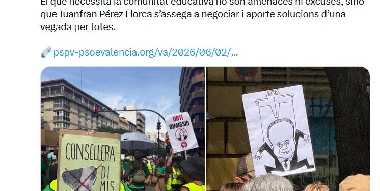 El PSPV de Valencia no le preocupa que la Festa Grossa no se pueda celebrar 1 El PSPV de Valencia no le preocupa que la Festa Grossa no se pueda celebrar