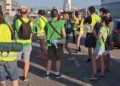 Un piquete educativo corta el acceso al Polígono La Reva de Ribarroja esta mañana y acusa a Mercadona de querer privatizar la educación