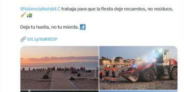 El Ajuntament de Valéncia de Catlá pide a los ciudadanos que no dejen "su mierda" en las playas la noche de San Juan