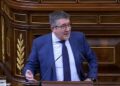 Patxi López, el 'hooligan' de Sánchez y Begoña en el Congreso: "Millones de españoles en la calle dicen 'Yo estoy con Begoña'"