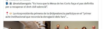 Choque institucional en Corts Valencianes por el bloqueo a la recuperación del Derecho Civil Valenciano