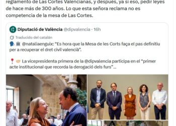 Choque institucional en Corts Valencianes por el bloqueo a la recuperación del Derecho Civil Valenciano