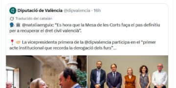 Choque institucional en Corts Valencianes por el bloqueo a la recuperación del Derecho Civil Valenciano