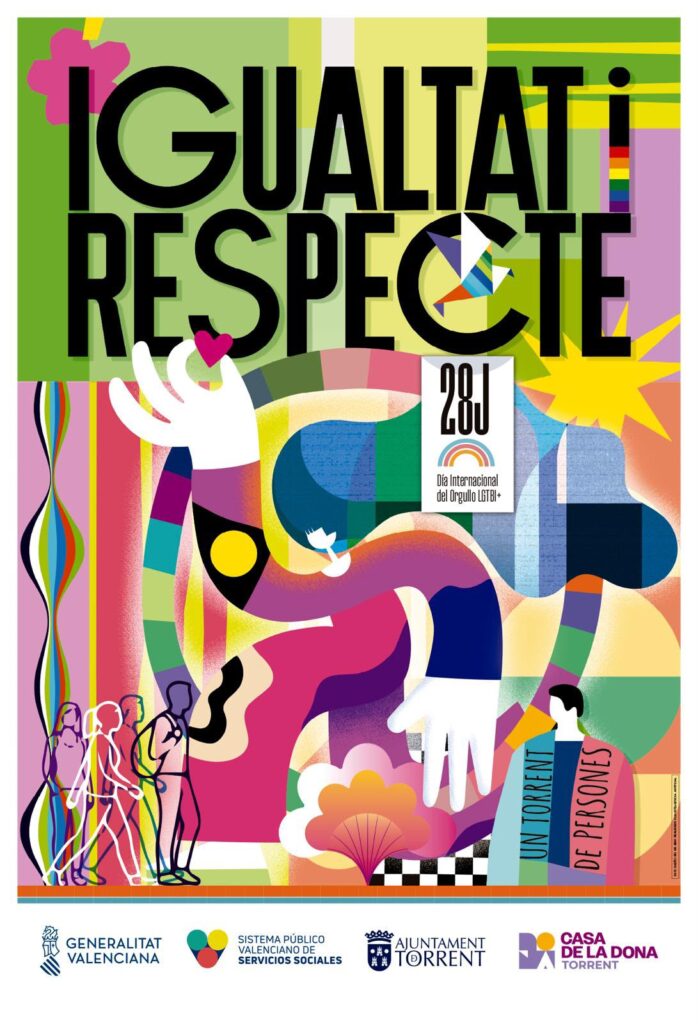 Torrent conmemorará el 28J con una semana de actividades dedicadas a la igualdad, el respeto y la diversidad 2 Cartel 8