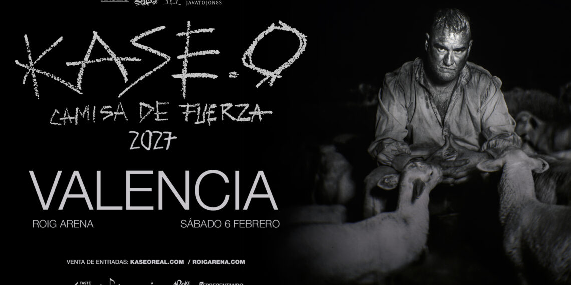 Kase.O anuncia concierto en el Roig Arena de Valencia dentro de su nueva gira «Camisa de Fuerza»