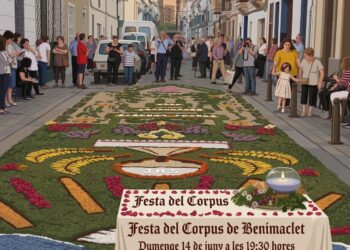 El Corpus Christi tornarà a recorrer els carrers de Benimaclet 16 El Corpus Christi tornarà a recorrer els carrers de Benimaclet