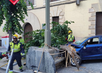 Tragedia en Alcoy: Fallece una peatón tras la salida de vía de un vehículo