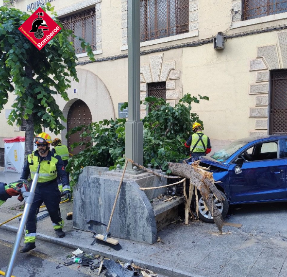 Tragedia en Alcoy: Fallece una peatón tras la salida de vía de un vehículo