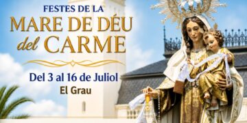 El Grau de Valencia ya cuenta los días para el inicio de las Fiestas de la Virgen del Carmen