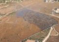 Estabilizado un incendio de vegetación en Sant Vicent del Raspeig tras un rápido despliegue terrestre y aéreo