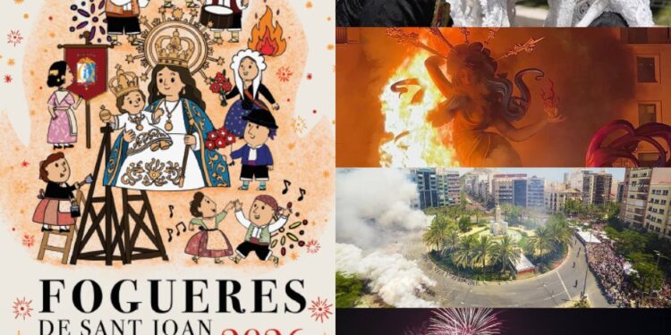Alicante cuenta las horas para la plantà de les Fogueres 2026