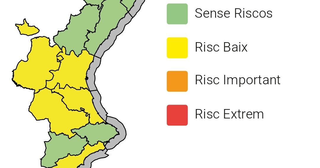 ALERTA POR CALOR: Valencia entra en aviso amarillo por temperaturas máximas y se mantiene el riesgo en Alicante