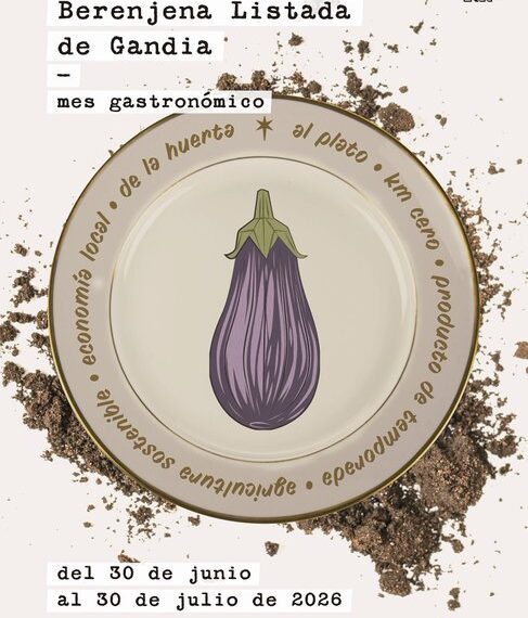 Gandia reivindica la Berenjena Listada como emblema de su gastronomía sostenible y de proximidad 1 Gandia reivindica la Berenjena Listada como emblema de su gastronomía sostenible y de proximidad