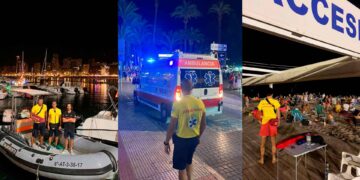 Las playas de Benidorm recuperan su mejor imagen tras la ‘Nit de Sant Joan’