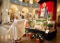 Misa a San Juán Bautista en la ConCatedral de Alicante con asistencia de las Falleras Mayores de Valencia