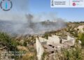 Estabilizado un incendio en la zona de cumbres de Calicanto, en Torrent