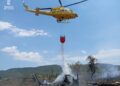 Un camión incendiado en una zona rural provoca un fuego de vegetación en Atzeneta del Maestrat