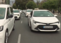 Los taxistas colapsan Valencia contra las VTC protestas semanales por competencia desleal 1