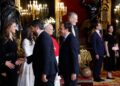 Perez Llorca asiste en Madrid a la recepcion oficial de los Reyes con motivo de la visita del Papa Leon XIV 4