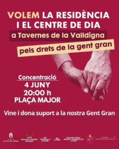 TAVERNES VALLDIGNA MANIFESTACION POR CENTRO DE DIA Y RESIDENCIA3
