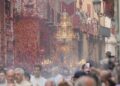 El Corpus de Valéncia desafía al calor y a las reivindicaciones sociales en una procesión de gran riqueza bíblica