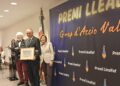 Josep Peiró convertix en una classe l'entrega del premi Llealtat del Grup d'Acció Valencianista 11 Josep Peiró convertix en una classe l'entrega del premi Llealtat del Grup d'Acció Valencianista